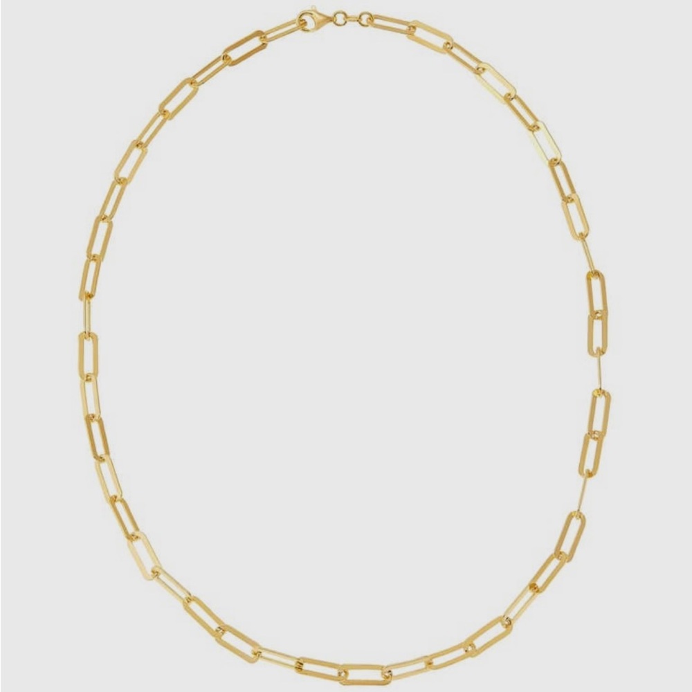 *SOLD*. Silpada 'Golden Paperclip' Chain Necklace NEW in box with pouch - Picture 6 of 10